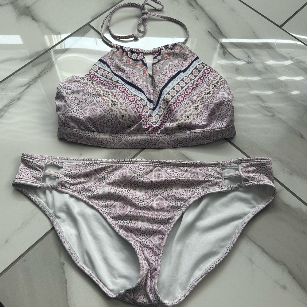 Athleta Boho Style Bikini Set L